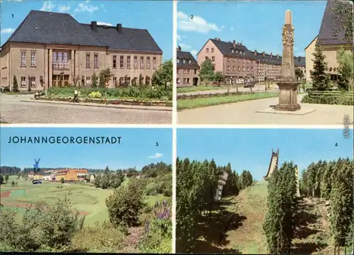 Johanngeorgenstadt Kulturhaus Karl Marx Erzgebrigsschanze 1970