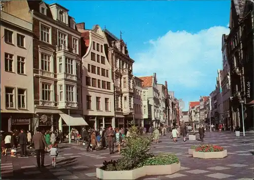 Ansichtskarte Rostock Kröpeliner Straße 1972