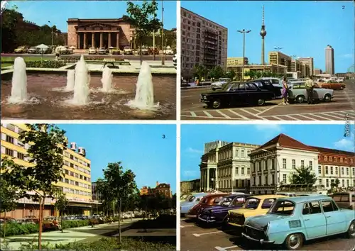 Mitte-Berlin Karl-Marx-Allee / Stalinallee / Große Frankfurter Straße  1976