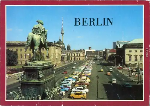 Ansichtskarte Mitte-Berlin Unter den Linden 1987
