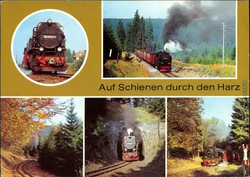 Ansichtskarte  Harzquerbahn / Harzbahn 1982/0000