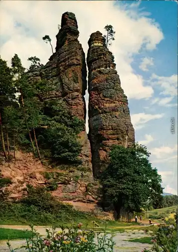 Ansichtskarte Dahn Braut und Bräutigam (Felsen) 1992