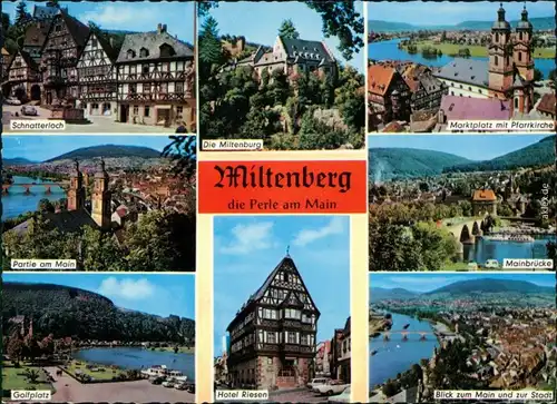 Miltenberg (Main) Schnatterloch,  Hotel Riesen, Golfplatz uvm. 1988