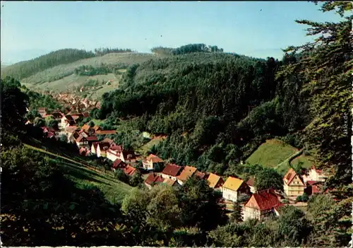 Ansichtskarte Bad Grund (Harz) Panorama-Ansicht vom Iberger Kaffeehaus 1969