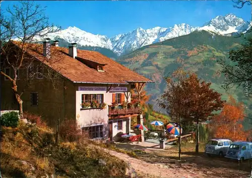 Ansichtskarte Meran Merano Gasthaus Zum Tiroler Kreuz 1968
