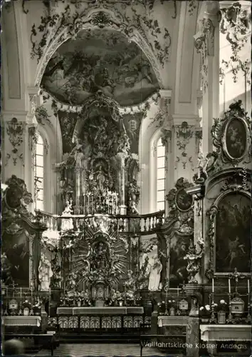 Ansichtskarte Andechs Kloster - Altar 1957