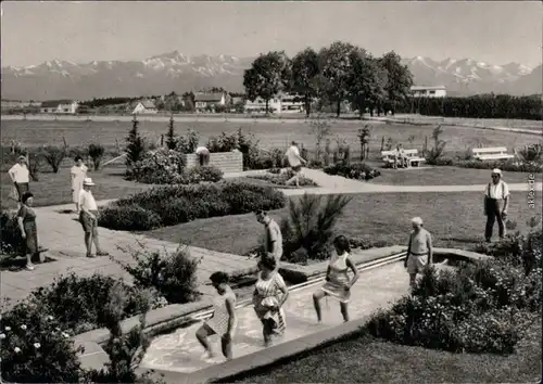 Ansichtskarte Bad Wörishofen Wassertreten 1975