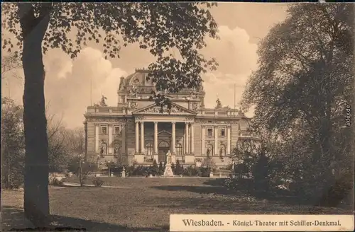 Wiesbaden Hessisches Staatstheater (königliches Hoftheater) 1912