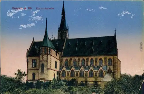 Ansichtskarte Bingen am Rhein Rochuskapelle 1914 