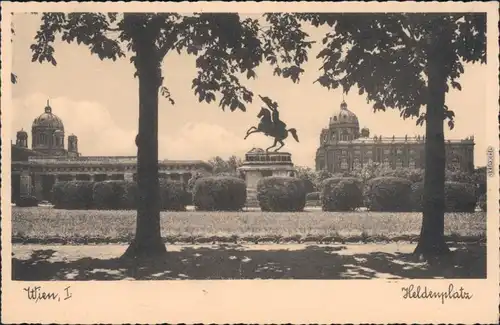 Ansichtskarte Wien Heldenplatz 1940