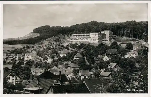 Ansichtskarte Maulbronn Panorama-Ansicht 1938