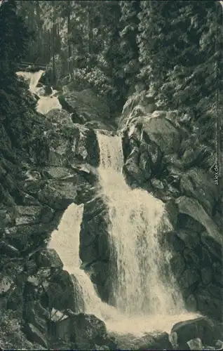 Ansichtskarte Triberg im Schwarzwald Kaskaden-Wasserfall 1922