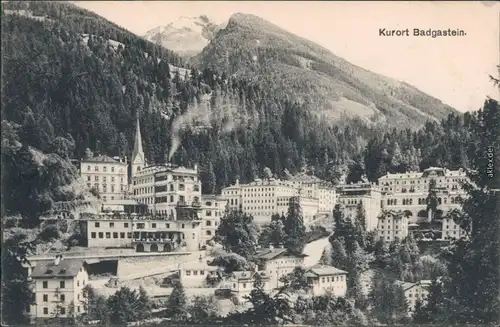 Ansichtskarte Bad Gastein Panorama-Ansicht 1916