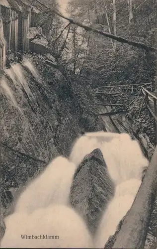 Ansichtskarte Ramsau (Wimbachtal) Wimbachklamm  3 1924