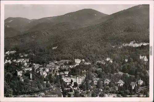 Ansichtskarte Badenweiler Panorama-Ansicht 1930