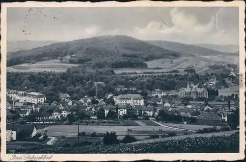 Ansichtskarte Bad Salzschlirf Panorama-Ansicht 1937