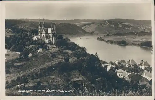 Ansichtskarte Remagen Apollinariskirche 1929