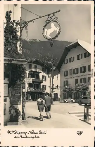 Ansichtskarte Sankt Wolfgang (Salzkammergut) Weisses Rössl 1932