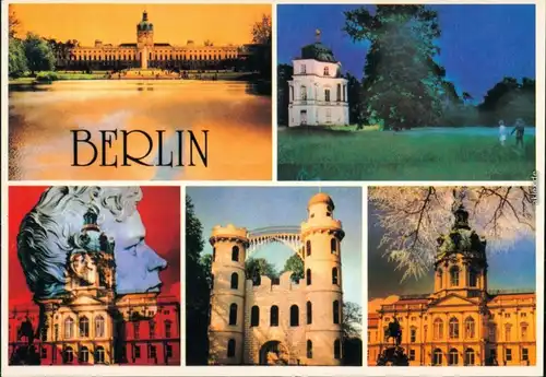 Ansichtskarte Berlin Historische Bauwerke im speziellen Licht 1994