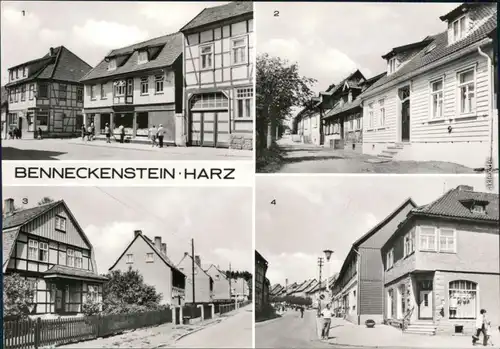 Ansichtskarte Benneckenstein Oberstadt, am Gallenberg 1981