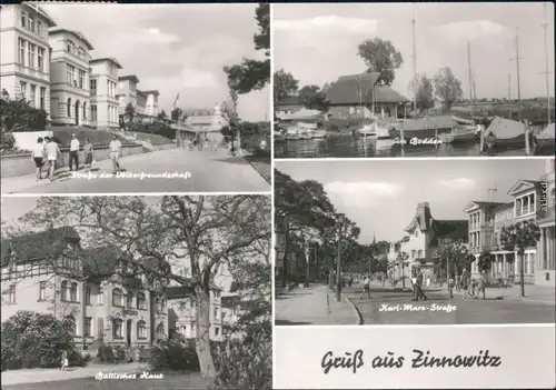 Zinnowitz Straße  Völkerfreundschaft,   Baltisches Haus, Karl-Marx-Straße 1979