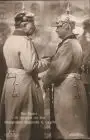 1. Weltkrieg: Der Kaiser im Gespräch mit Kronprinz Rupprecht v. Bayern 1915