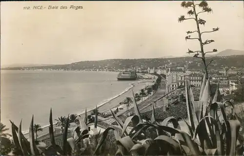 Ansichtskarte Nizza Nice Baie de Anges/Bucht der Engel 1929 