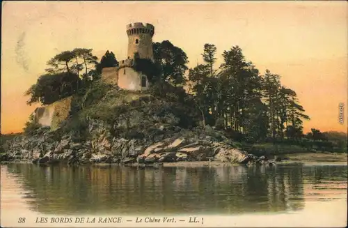 Ansichtskarte Lanvallay Burg 1914