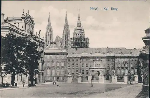 Ansichtskarte Prag Praha Vyšehrad (Wyschehrad Prager Hochburg) 1918