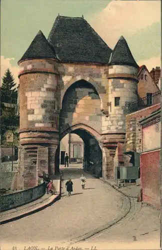 Ansichtskarte Laon La Porte d'Ardon 1922