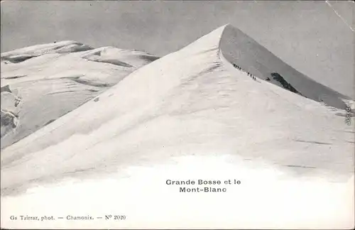 Ansichtskarte Chamonix-Mont-Blanc Mont Blanc 1910