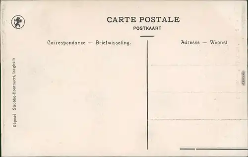 Ansichtskarte Izegem (Iseghem) Yzegem Bank G. De Laere & Cie 1914 