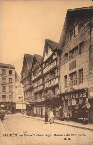 Lisieux Place de Victor-Hugo/Victor-Hugo Platz, Wohnungen des 16. JH. 1914