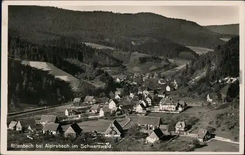 Ansichtskarte Rötenbach-Alpirsbach Panorama 1939