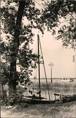 Ansichtskarte Ringenwalde Kleiner Segelsporthafen am Dolgensee 1961