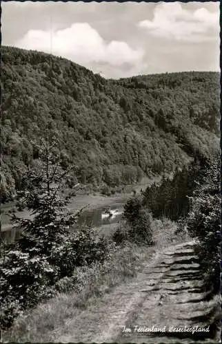 Ansichtskarte Bad Karlshafen Im Ferienland Weserbergland, mit Dampfer 1960