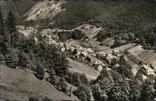 Ansichtskarte Unterweißbach Panorama-Ansicht 1959