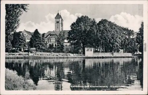 Ansichtskarte Bad Klosterlausnitz Klosterteich 1957