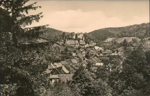 Ansichtskarte Stolberg (Harz) Panorama-Ansicht 1960