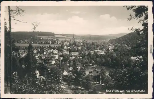 Ansichtskarte Bad Elster Panorama-Ansicht 1952