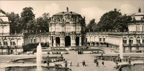 Ansichtskarte Innere Altstadt-Dresden Dresdner Zwinger 1975