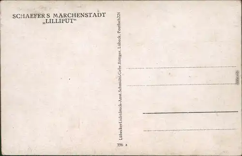 Berlin Schaefers Märchenstadt Lilliput mit Kindern und Kulisse 1913