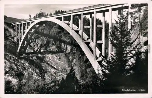 Ansichtskarte Rottenbuch Echelsbacher Brücke 1932
