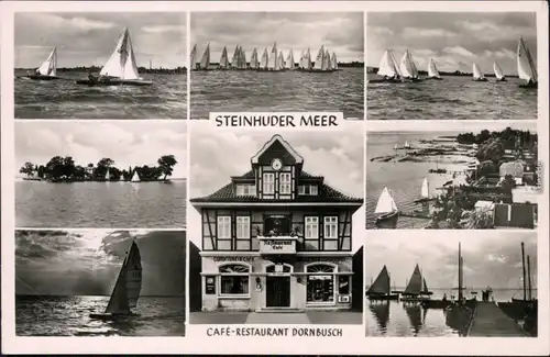Steinhude-Wunstorf Restaurant und Café W. Dornbusch  Meer Regatta 1942