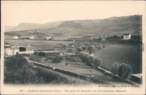 Ansichtskarte Lons-le-Saunier Stadt und Fabrikanlagen 1911 