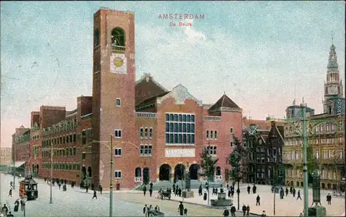 Ansichtskarte Amsterdam Amsterdam Beurs van Berlage 1908