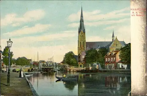 Ansichtskarte Haarlem Spaarnekerk 1908