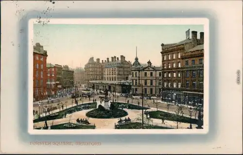 Ansichtskarte Bradford Forster Square 1909 