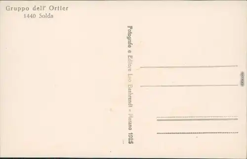 Ansichtskarte Sulden-Stilfs Solda Gasthaus, Stadt 1925 