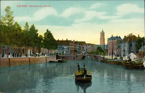 Ansichtskarte Utrecht Utrecht Stadt - Bemuurde Weert 1913 